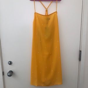 NWT Yellow Star Slip Dress